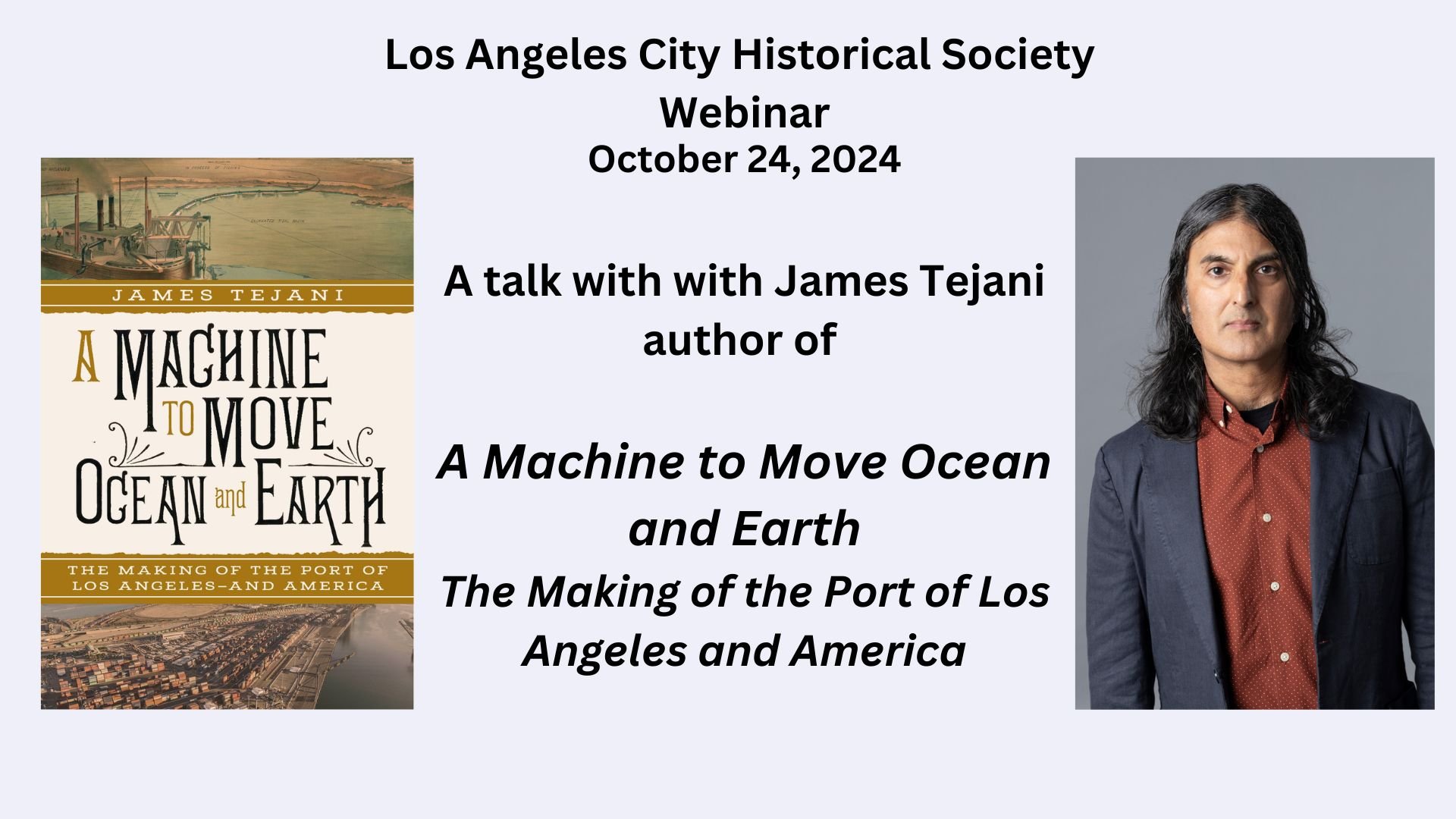 Webinar - 'A Machine to Move Ocean and Earth: The Making of the